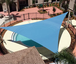 Pool Cover Shade Structure