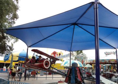 amusement park hexagon shade 1