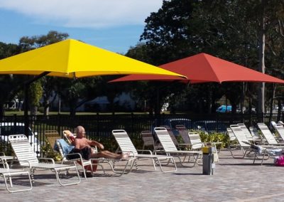 Poolside Cantilever Umbrella