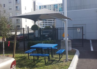 Seating Center Post Shade Umbrella