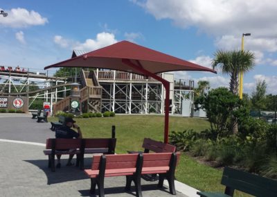 Seating Center Post Shade Umbrella