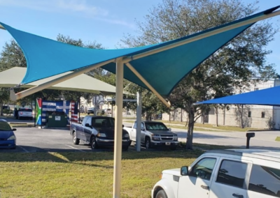 Custom Parking Lot Shade Sails