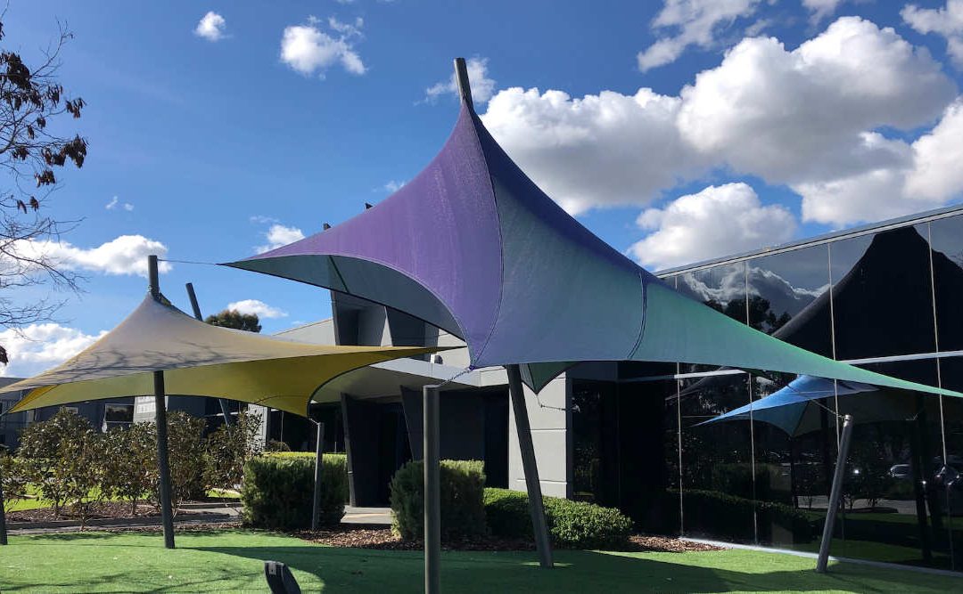 Commercial Shade Sails over a children’s play area shade sails in backyard