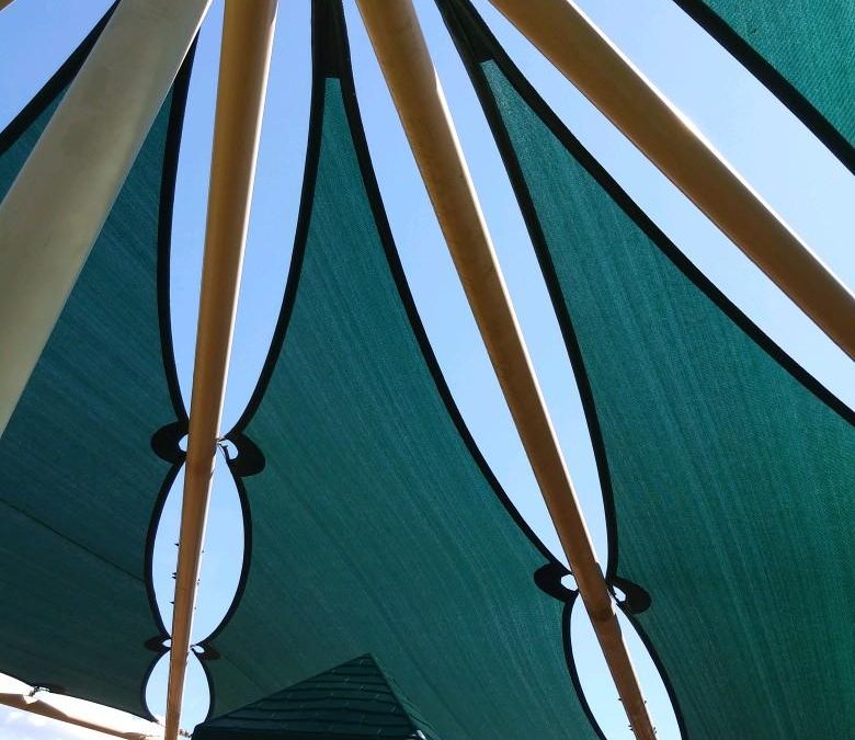 Interlocking or Overlapping Shade Sails