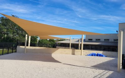 Shade Sails for Dog Parks and Daycares: A Cool Solution for Furry Friends